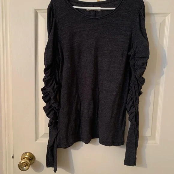 We The Free Ruched Sleeve Top - Picture 2 of 6